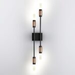 5009/10WL L-VISION ODL24 529 матовый черный/ант.бронза/белый/металл/стекло Бра LED 10W 4000K 540лм CANDEL — изображение 2