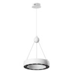 359395 OVER NT24 278 белый Светильник подвесной светодиодный, длина провода 2м IP20 LED 12W вниз/5W вверх 220V 1360Лм 3000K TURN