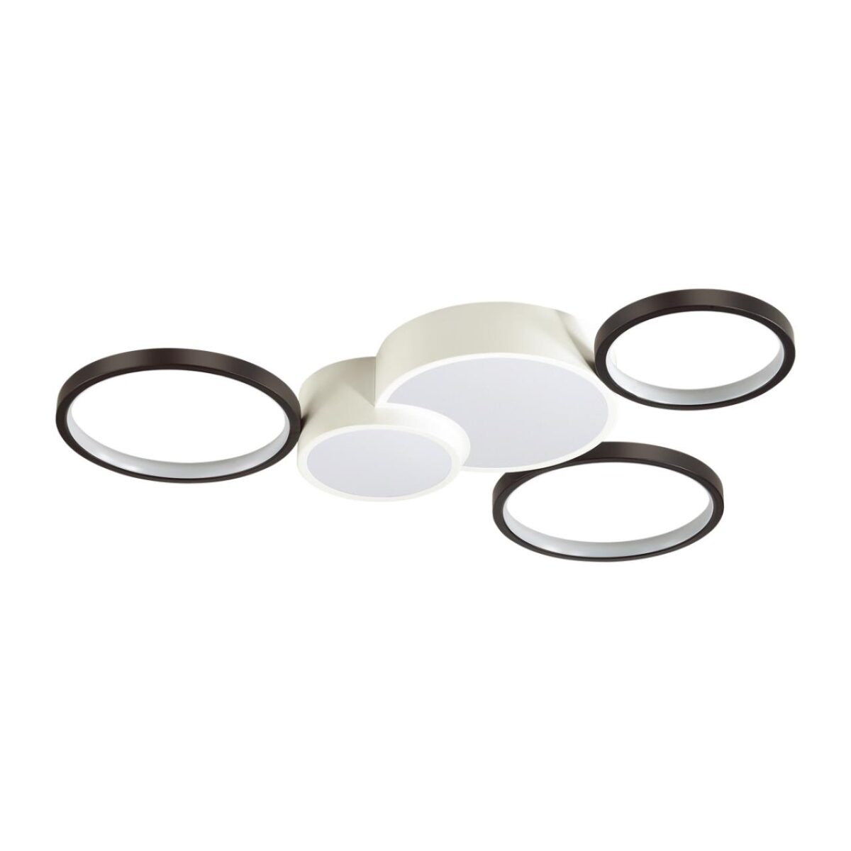 ec83369f4c707d9c1c26b81ebd83b2ae 5253/80CL LEDIO LN26 291 белый, черный Люстра потолочная диммир. с ДУ LED 80W 220V NORBERT — изображение 1
