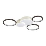 5253/80CL LEDIO LN26 291 белый, черный Люстра потолочная диммир. с ДУ LED 80W 220V NORBERT
