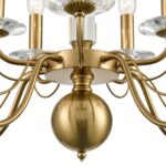 8033/10 CLASSI LN26 080 медь, металл/стекло Люстра подвесная Е14 10*40W 220V INCANTO — изображение 2