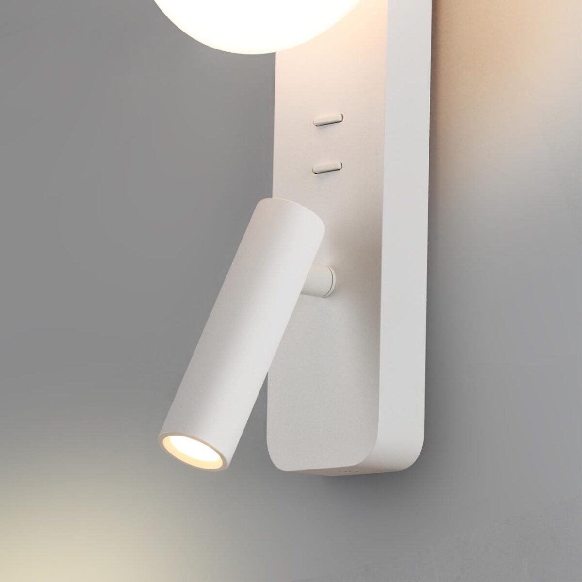 7049/5WL HIGHTECH ODL25 473 металл/акрил белый Настенный светильник IP20 LED 1*5W + 1*3W 2700K ALBERGO — изображение 3
