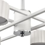 8241/8C COMFI LN26 244 белый/хром, металл Люстра потолочная LED GX53 8*7W 220V KARINA — изображение 3