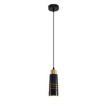 8361/1A MODERNI LN26 523 золото/черный металл/керамика Подвес E27 60W 220V LILO — изображение 3