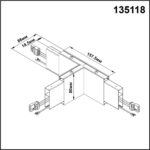 135118 OVER NT20 212 белый Светильник без драйвера для арт 358161 IP20 LED 4000K 6W 220-240V ITER — изображение 2