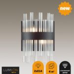 5272/2W MODERNI LN26 209 черный Бра E14 2*40W 220V MITSUKO — изображение 3