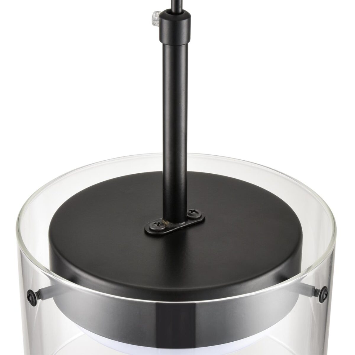 8232/1 COMFI LN26 230 черный/прозрачный, металл/стекло Подвес LED GX70 1*10W 220V NATALINA — изображение 3