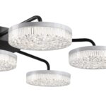 8236/7CL LEDIO LN25 000 черный, металл/акрил Люстра потолочная с ПДУ LED 90W 3000-6000К 220V DIDANA — изображение 3