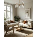 6586/10 MODERNI LN26 132 золото/прозрачный, металл/стекло Люстра подвесная E14 10*40W 220V KASSIA — изображение 2
