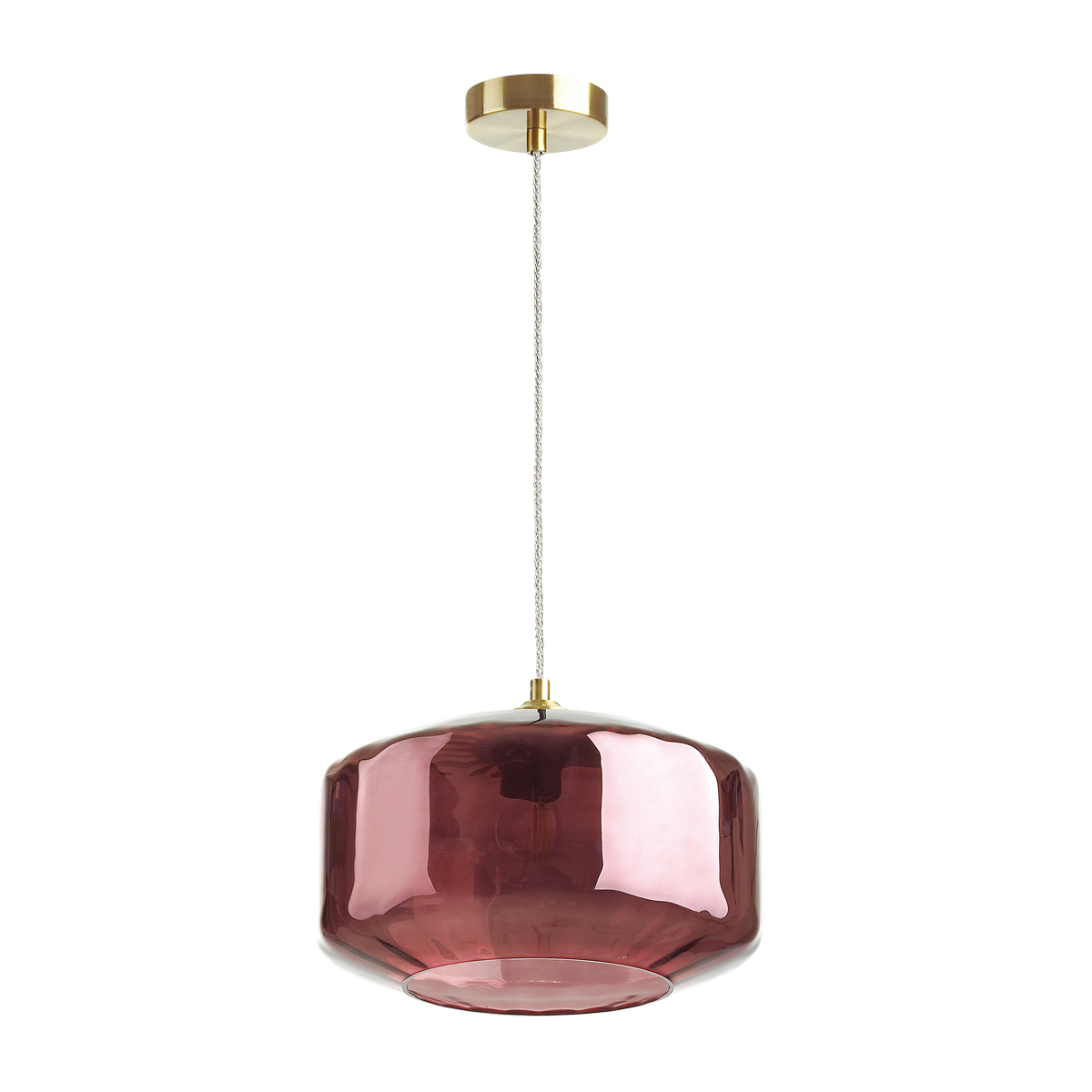 0043240 4782/1 PENDANT ODL21 409 бордовый/бронзовый Подвес E27 60W BINGA — изображение 1