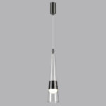 5044/12L L-VISION ODL24 000 глянц.темн.хром/прозрачный/металл/стекло Подвес LED 12W 3000K 1334Лм LUMP — изображение 4