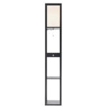 8092/1F COMFI LN26 460 черный/белый, дерево/текстиль Торшер Е27 1*60W 220V PRACTIC — изображение 3