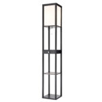 8092/1F COMFI LN26 460 черный/белый, дерево/текстиль Торшер Е27 1*60W 220V PRACTIC — изображение 4