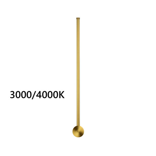 4335/12WGP HIGHTECH ODL23 275 золото Настенный светильник IP20 LED 12W 525Лм 3000K/4000K (перекл. ч/з тумблер на драйвере) FILLINI
