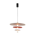 8296/11AL LEDIO LN26 365 черный/бежевый/бурый, металл/фетр/акрил Подвес LED 11W 3000K 220V FELTA — изображение 3