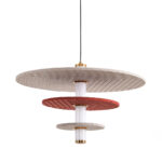 8296/11AL LEDIO LN26 365 черный/бежевый/бурый, металл/фетр/акрил Подвес LED 11W 3000K 220V FELTA — изображение 7