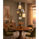 8297/1A MODERNI LN26 368 бронза/смоки/амбер/розовый, металл/стекло Подвес E27 1*40W 220V IRIME — изображение 9