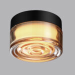 7158/6CL HIGHTECH ODL26 493 Настенно-потолочный светильник черный/янтарный/стекло/поликарбонат IP65 LED 6W 410Лм 2200/2700/3000K 120° 220-240V RONDA — изображение 7