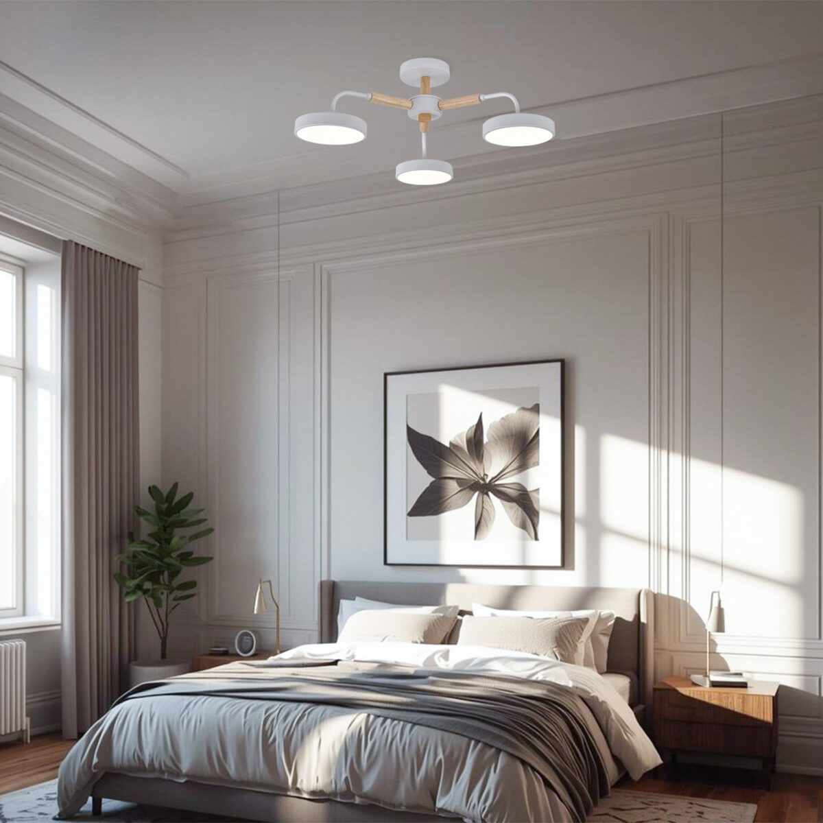 Escada 10270/3 LED*60W White/Wood — изображение 6