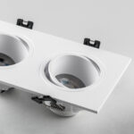 012626 Рамка (светильник) PVC д/LED-модулей 941хх и LED-ламп D50мм SINGO 2X QUAD БЕЛЫЙ — изображение 4