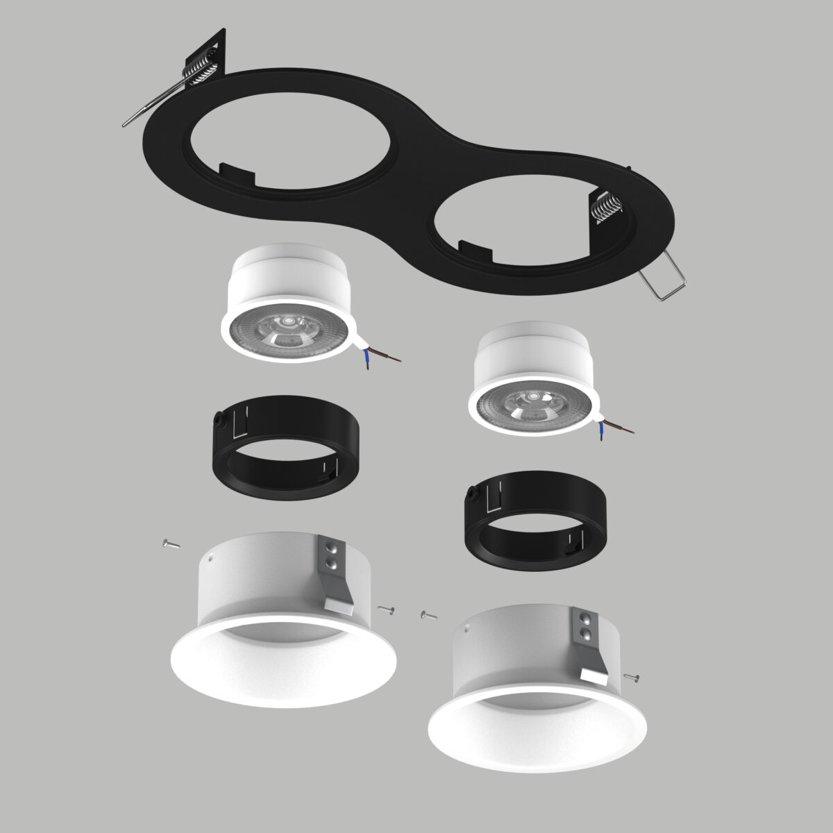 D6270606BMOD Светильник DOMINO ROUND  под LED модуль/лампу МR16 (214627+214606+214606+214007+214007) — изображение 2