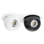 i6266474 Светильник INTERO LED 9W*2 850LM*2 24G БЕЛЫЙ/ЧЕРНЫЙ 4000K (217626+217064+217074)