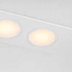012826 Рамка (светильник) PVC д/LED-модулей 941хх и LED-ламп D50мм PIANO 2x QUAD БЕЛЫЙ IP65 — изображение 4