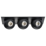 i537747474 Светильник INTERO LED 9W*3 850LM*3 24G ЧЕРНЫЙ 4000K (217537+217074+217074+217074)