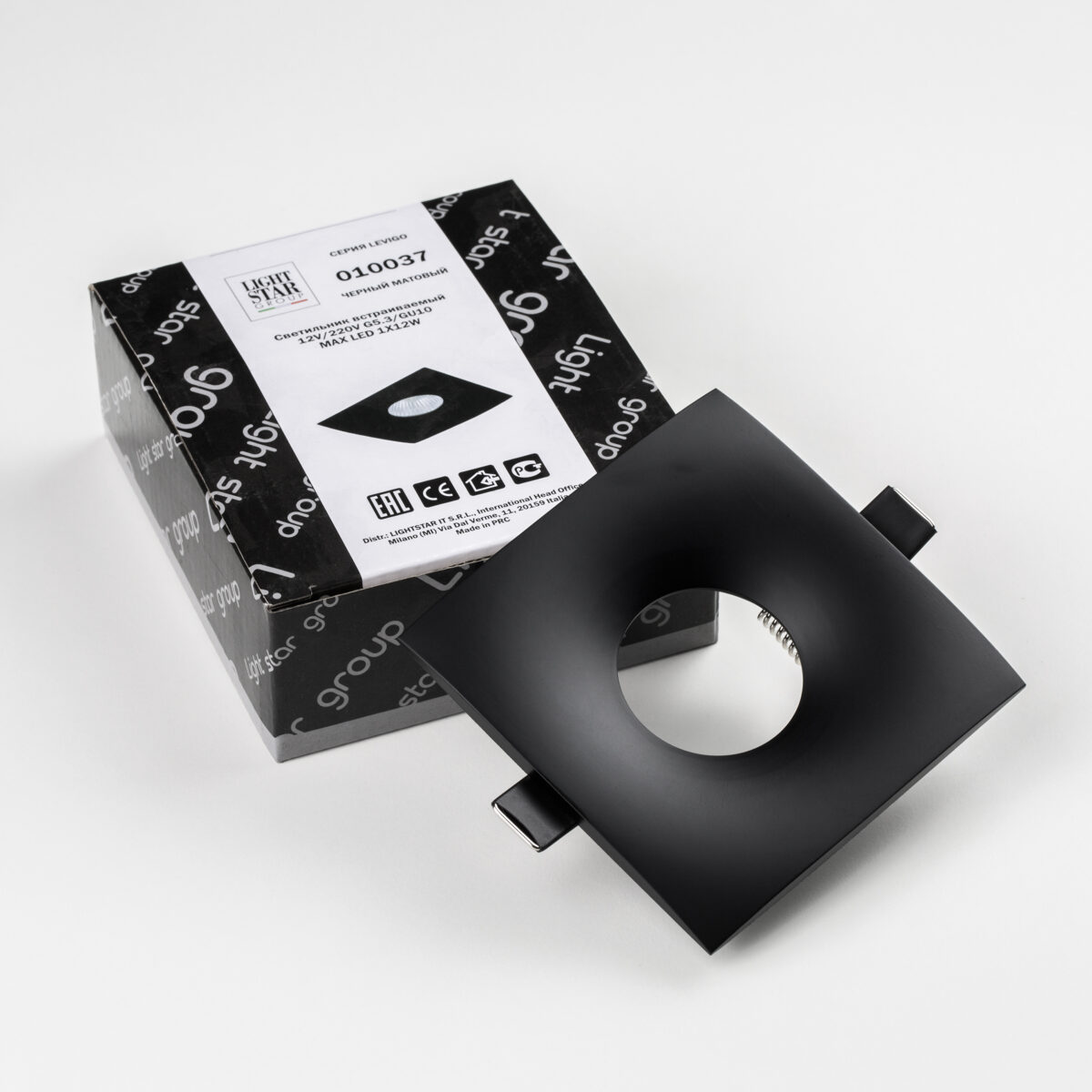 010037 Светильник LEVIGO Q MR16/HP16 ЧЕРНЫЙ — изображение 2