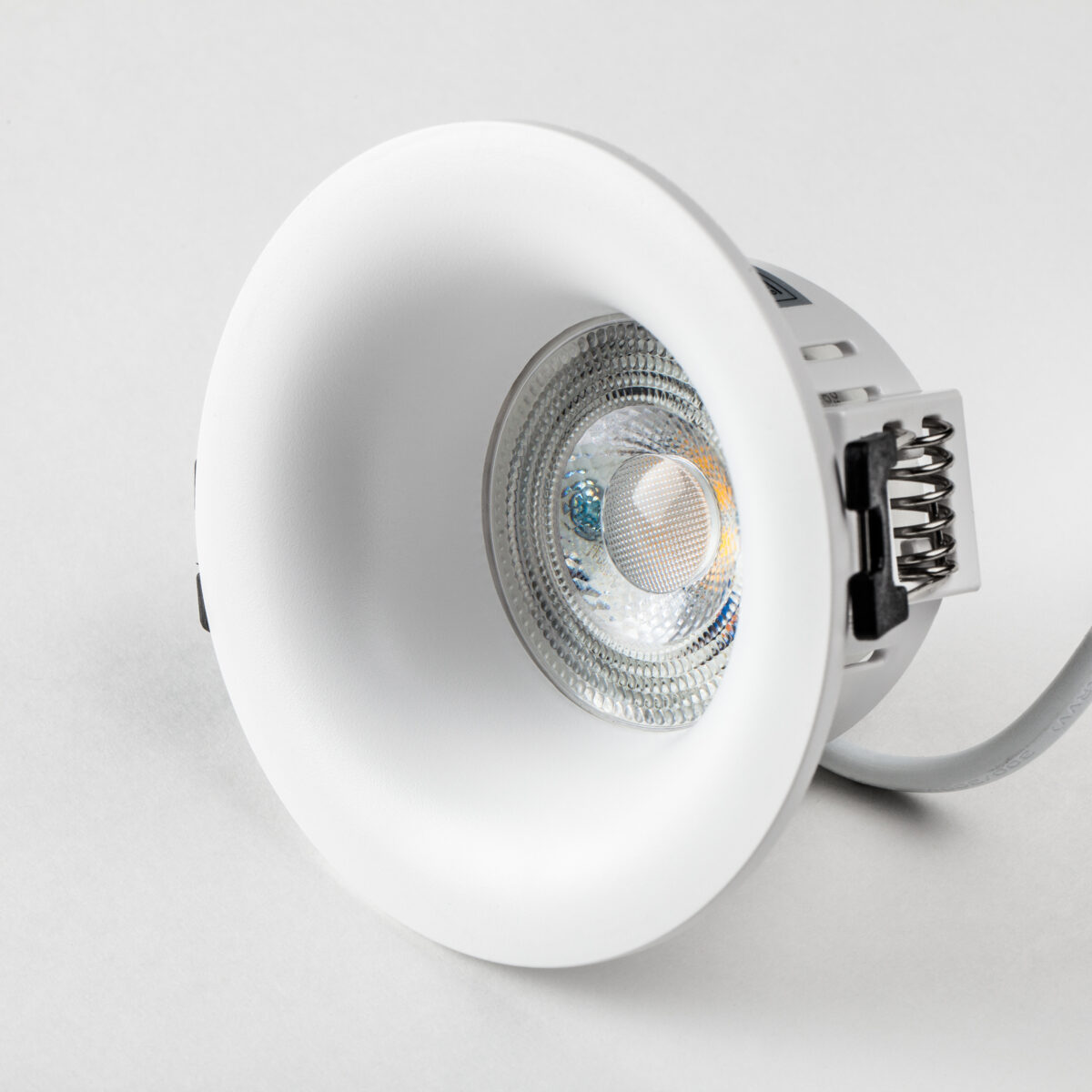 012126 Рамка (светильник) PVC д/LED-модулей 941хх и LED-ламп D50мм LEVIGO ROUND БЕЛЫЙ — изображение 2