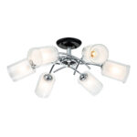 Escada 1170/6P E27*60W Chrome/Black