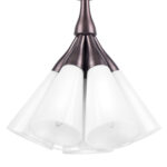 757070 Люстра CONE 7х10W (led) E14 КОФЕЙНЫЙ/БЕЛЫЙ — изображение 3