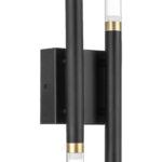 734647 Бра IRIS 12W LED 618LM 120G ЧЕРНЫЙ/ЗОЛОТО 3000K — изображение 3