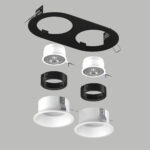 D6570606BMOD Светильник DOMINO ROUND под LED модуль/лампу МR16 (214657+214606+214606+214007+214007) — изображение 2