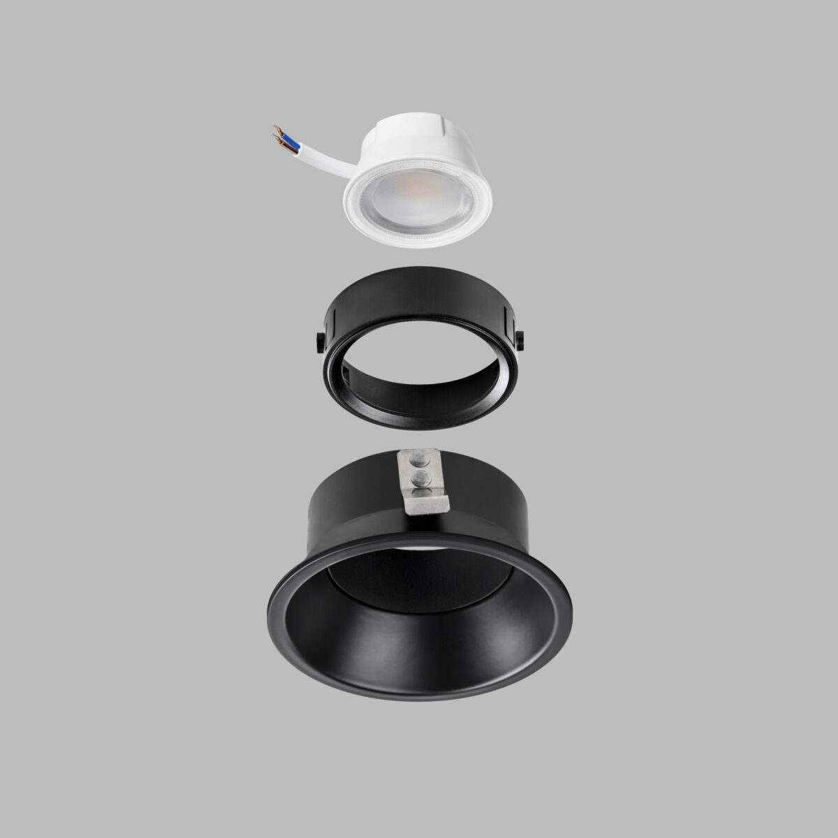 214007 Кольцо фиксации DOMINO под лампу/модуль D50mm д/21450х-21460х ЧЕРНЫЙ — изображение 2