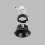 214007 Кольцо фиксации DOMINO под лампу/модуль D50mm д/21450х-21460х ЧЕРНЫЙ — изображение 2