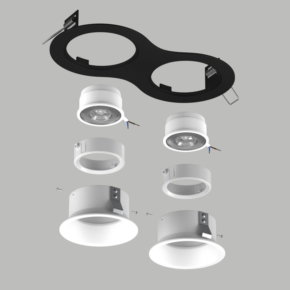 D6270606WMOD Светильник DOMINO ROUND  под LED модуль/лампу МR16 (214627+214606+214606+214006+214006) — изображение 2