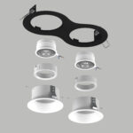 D6270606WMOD Светильник DOMINO ROUND  под LED модуль/лампу МR16 (214627+214606+214606+214006+214006) — изображение 2