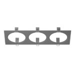 217839 Рамка INTERO 111 Triple QUADRO СЕРЫЙ