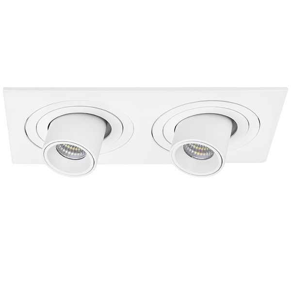 i526162 Светильник INTERO TUBO LED 7W*2 360LM*2 60G БЕЛЫЙ 3000K (217526+217162+217162)