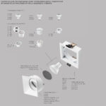 075246 Вставка квадратная поворотная STELLA BASE к 07505x/07507x с углом наклона 30G и вращением на 360G БЕЛЫЙ МАТОВЫЙ — изображение 2
