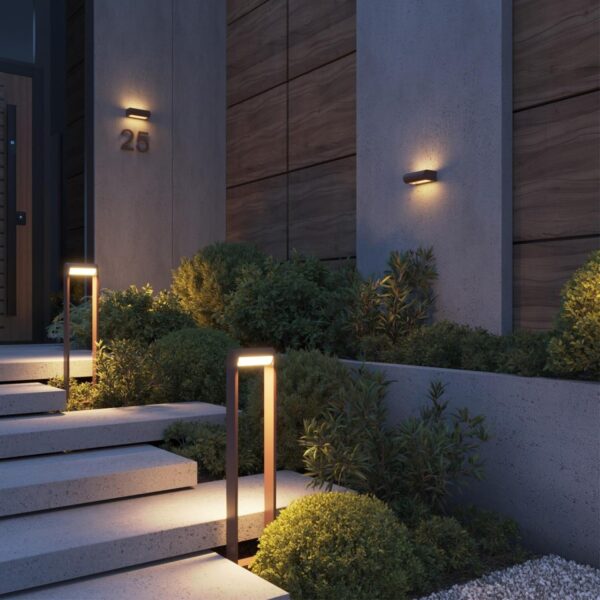 7118/12WL NATURE ODL25 667 Настенный светильник коричневый/металл IP65 LED 12W 450Лм 3000K 140° 220-240V TWINSET
