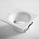 012136 Рамка (светильник) PVC д/LED-модулей 941хх и LED-ламп D50мм LEVIGO QUAD БЕЛЫЙ — изображение 2