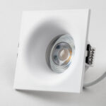 012136 Рамка (светильник) PVC д/LED-модулей 941хх и LED-ламп D50мм LEVIGO QUAD БЕЛЫЙ — изображение 4
