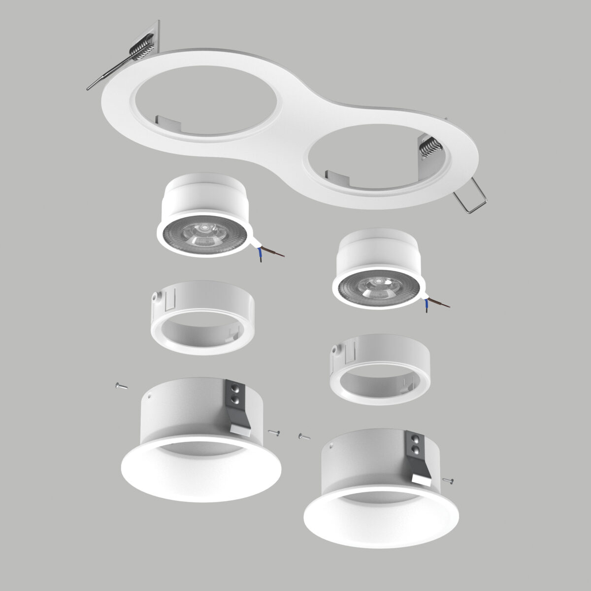 D6260606WMOD Светильник DOMINO ROUND  под LED модуль/лампу МR16 (214626+214606+214606+214006+214006) — изображение 2