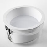 012906 Рамка (светильник) PVC д/LED-модулей 941хх и LED-ламп D50мм PIANO ROUND БЕЛЫЙ IP65 — изображение 2