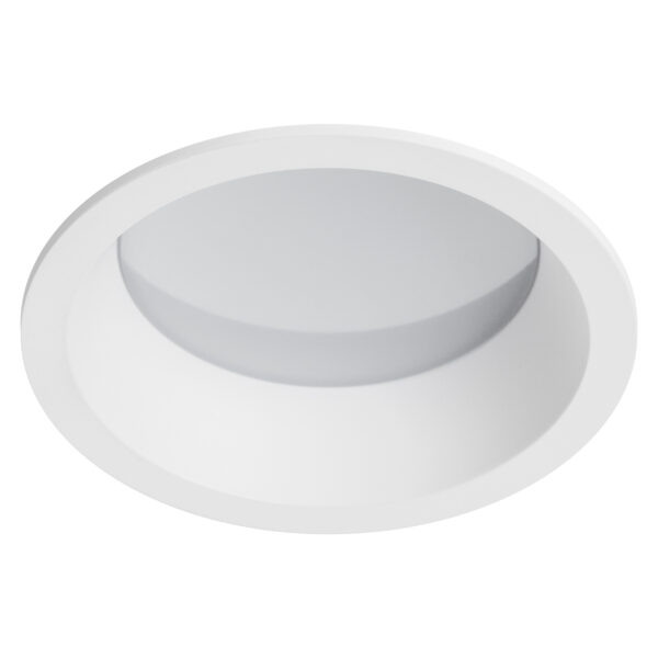 012906 Рамка (светильник) PVC д/LED-модулей 941хх и LED-ламп D50мм PIANO ROUND БЕЛЫЙ IP65