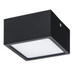 213927 Светильник ZOLLA QUAD LED-SQ 10W 780LM ЧЕРНЫЙ 4000K IP44