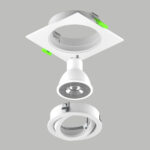 011615 Светильник SINGO BASE Quad X1 MR16 БЕЛЫЙ — изображение 4