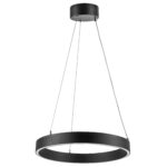 748017 Люстра SATURNO LED 24W 1600LM 70G ЧЕРНЫЙ 3000-6000K